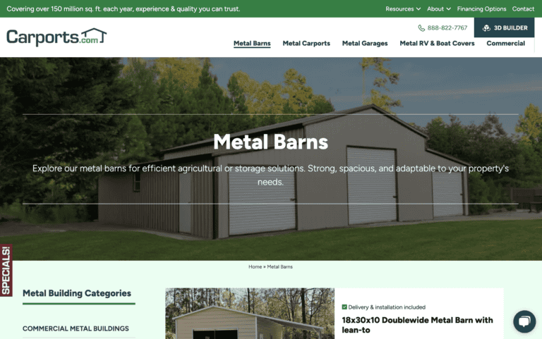 metal carports results after